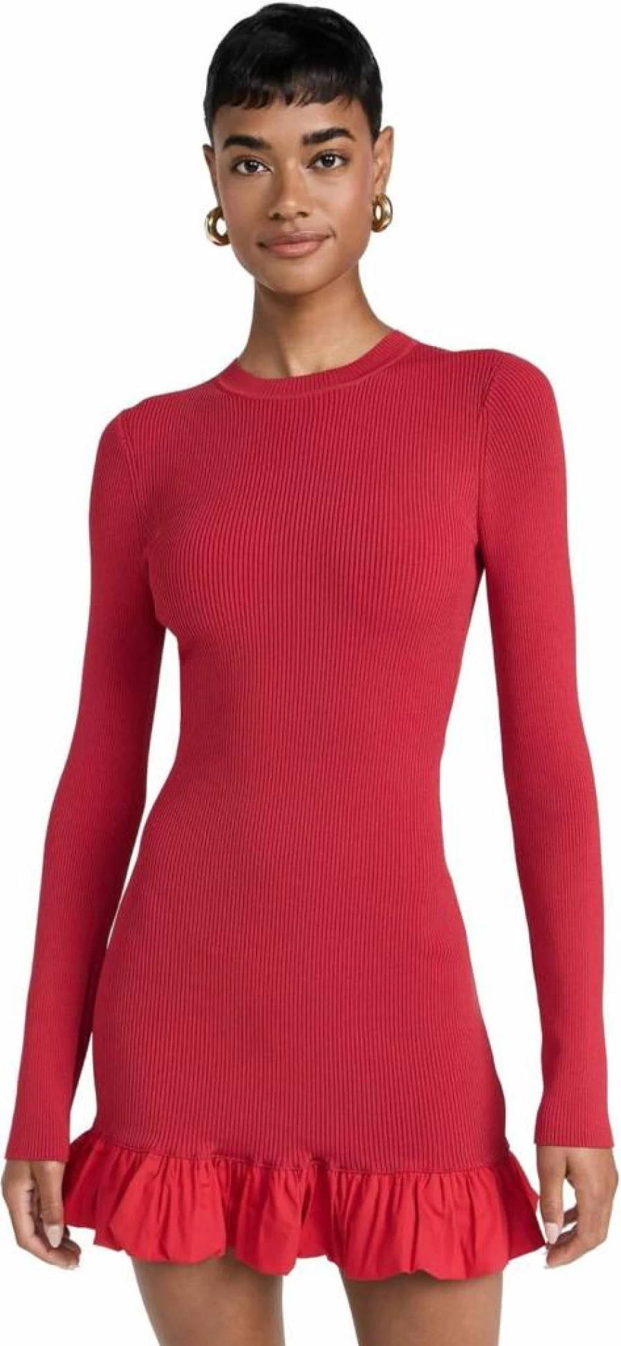 SIMON MILLER USA Women's Otto Knit Poplin Combo Dress - Stylish Casual Summer Dress
