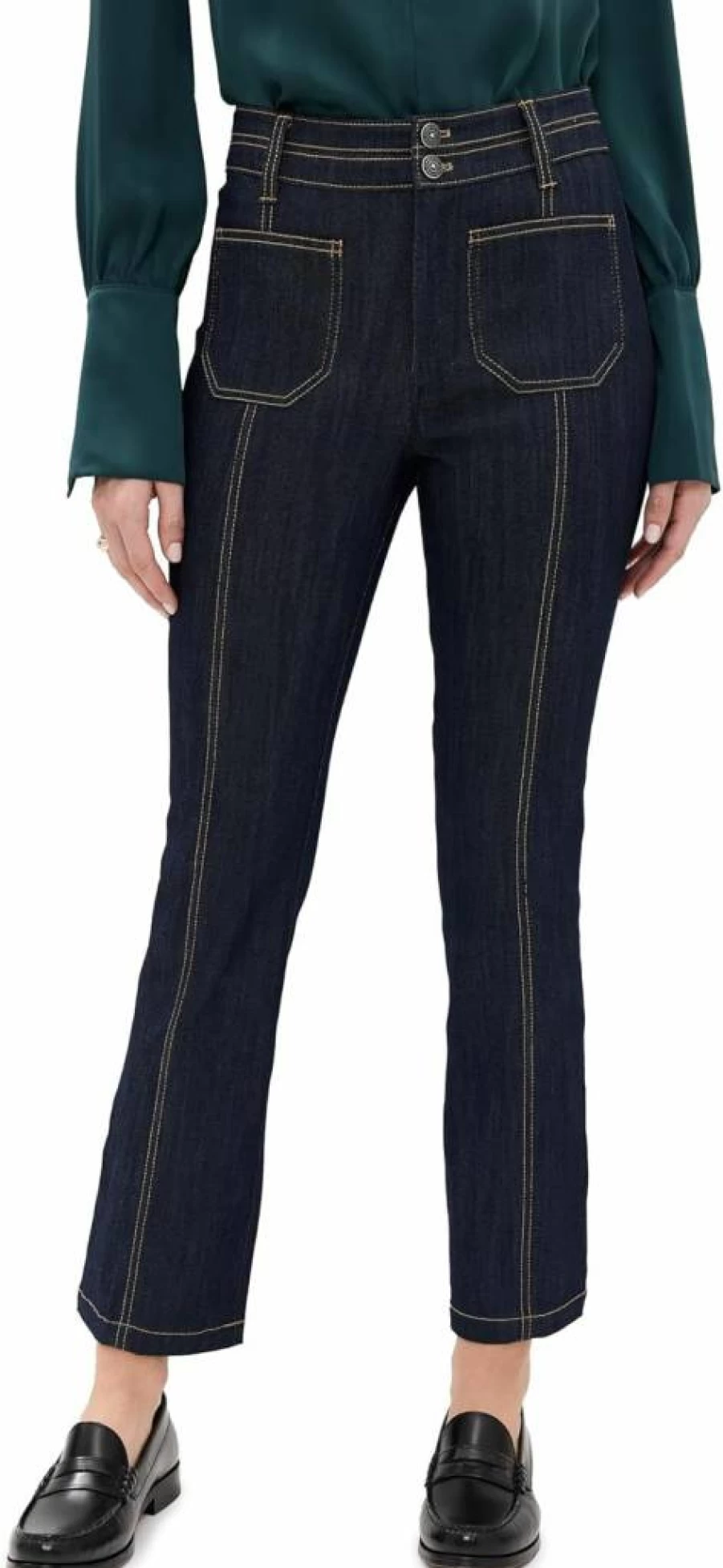 Cinq a Sept Women's Dorothea High-Waisted Wide-Leg Pants - Elegant Luxury Trousers for Women