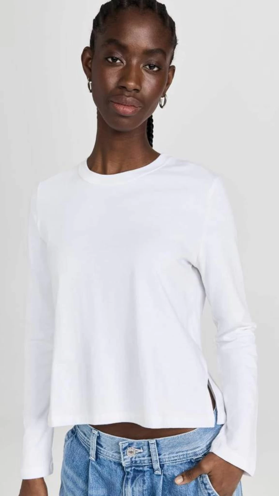 Leset Margo Women's Long Sleeve Casual Top - Soft Comfortable Blouse for Everyday Wear