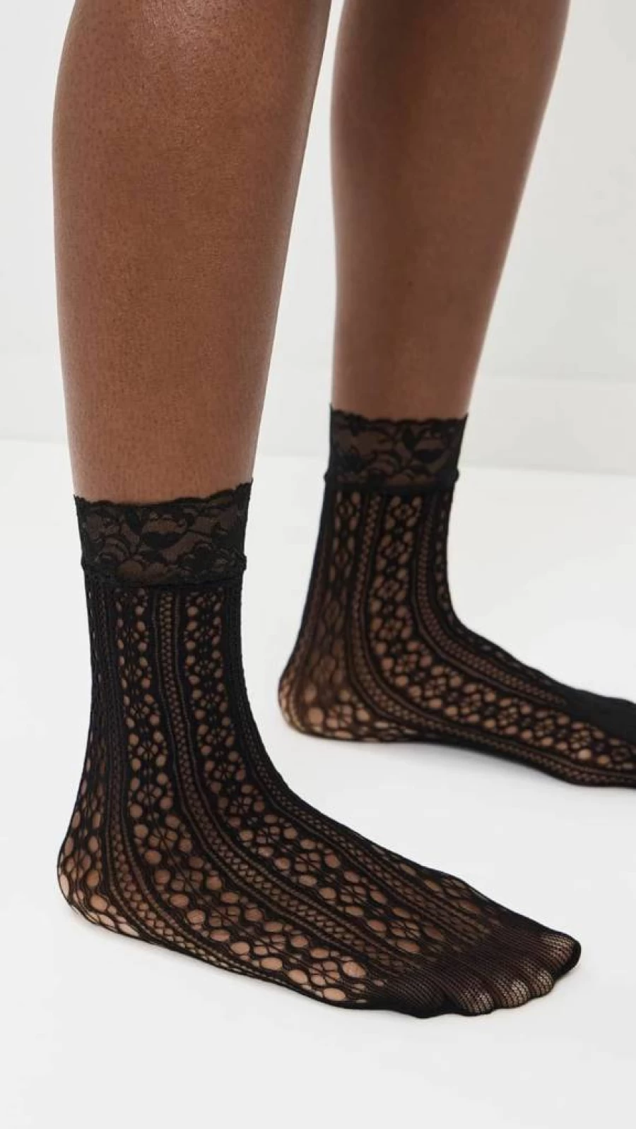 STEMS Women's Alexia Fishnet Socks - Stylish & Comfortable Fishnet Design