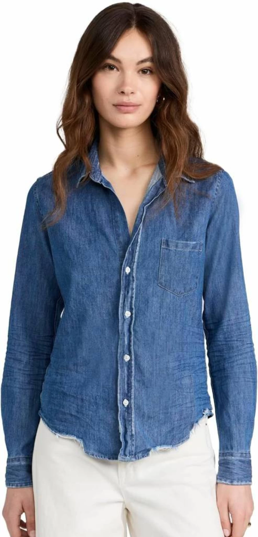 Frank & Eileen Women's Premium Tailored Button-Up Shirt for Elegant Style