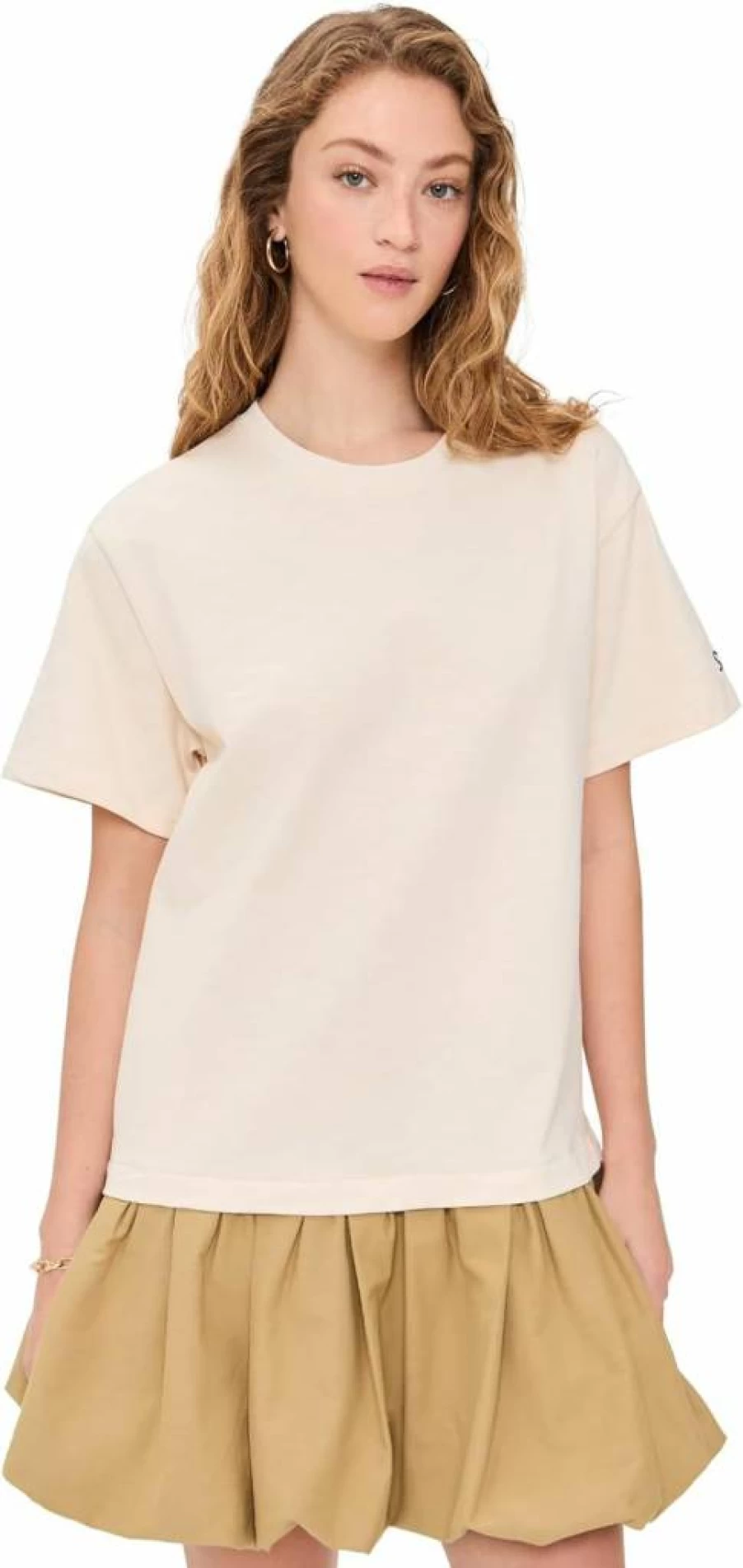 Sea Women's Carolina Bubble Sleeve Chino Cotton T-Shirt Dress