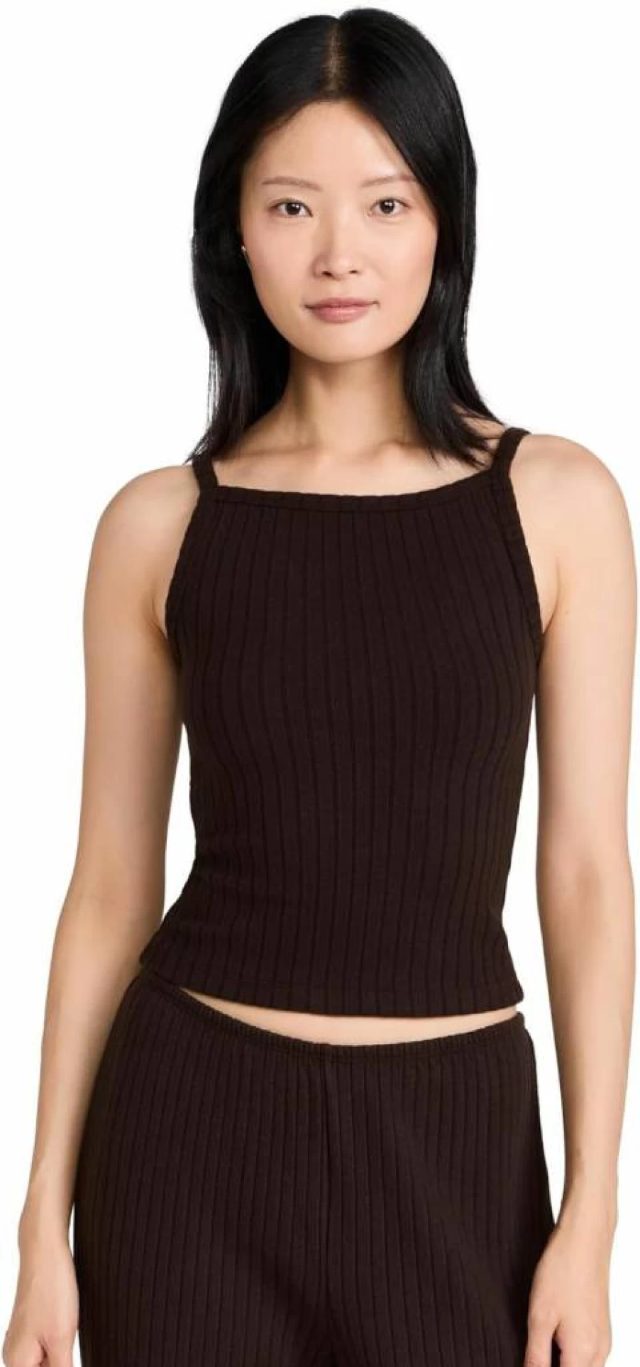 DONNI. Women's Knit Sweater Tank Top - Casual Stretch Sleeveless Pullover