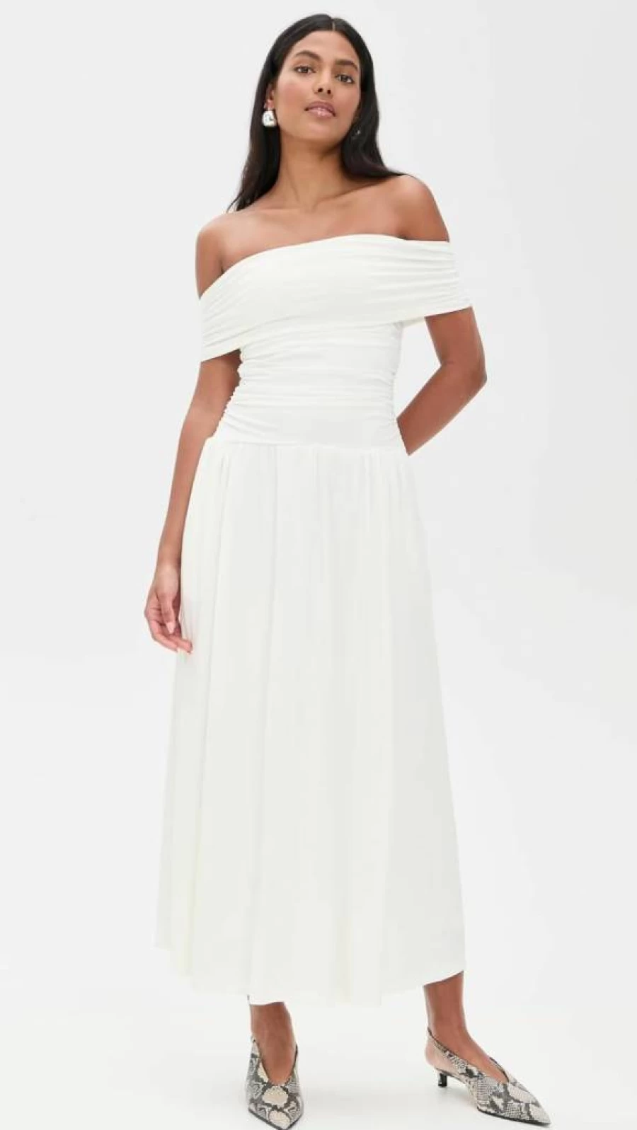 NIA Women's Tammy Dress - Elegant Flowy Summer Dress with Comfort Fit
