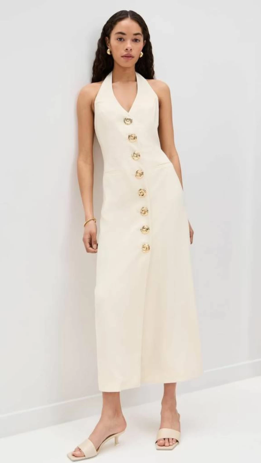 The Wolf Gang Women's Irida Maxi Dress - Elegant Flowy Long Dress for Summer
