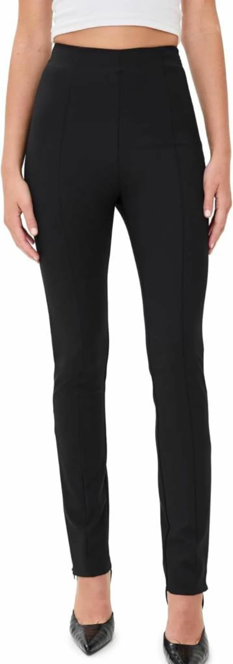 Malene Birger Women's Lisaboa High-Waisted Wide-Leg Pants - Elegant Linen Blend Trousers for Summer