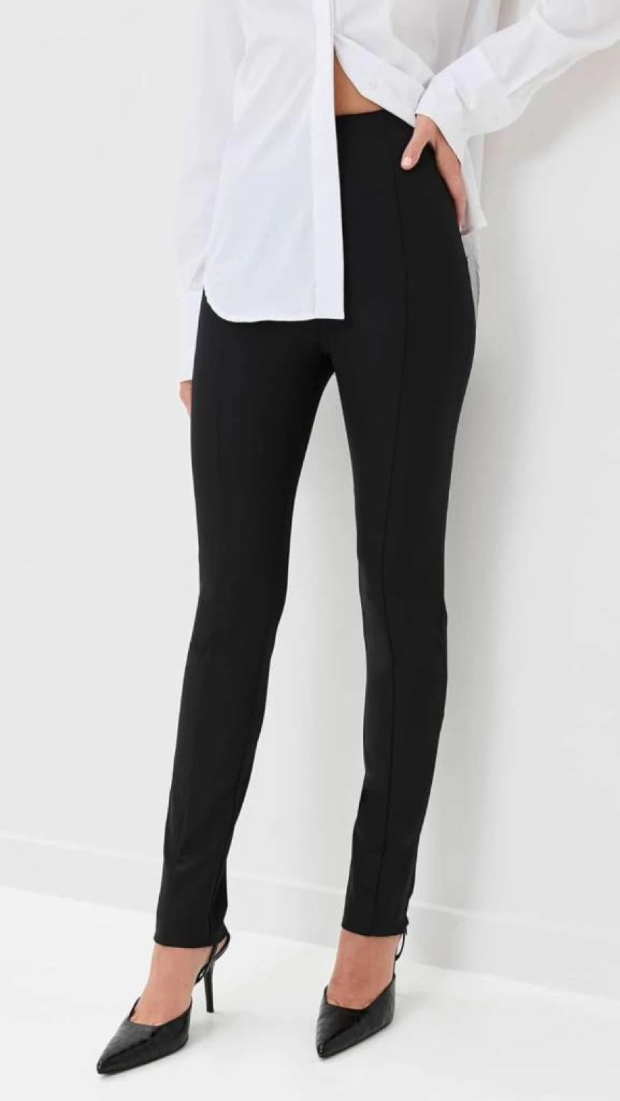 Malene Birger Women's Lisaboa High-Waisted Wide-Leg Pants - Elegant Linen Blend Trousers for Summer