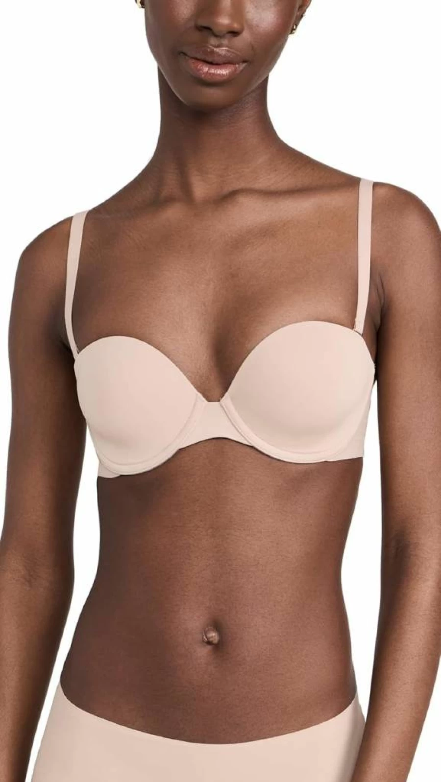 Natori Women's Strapless Contour Underwire Bra - Minimal Design for Comfort and Support