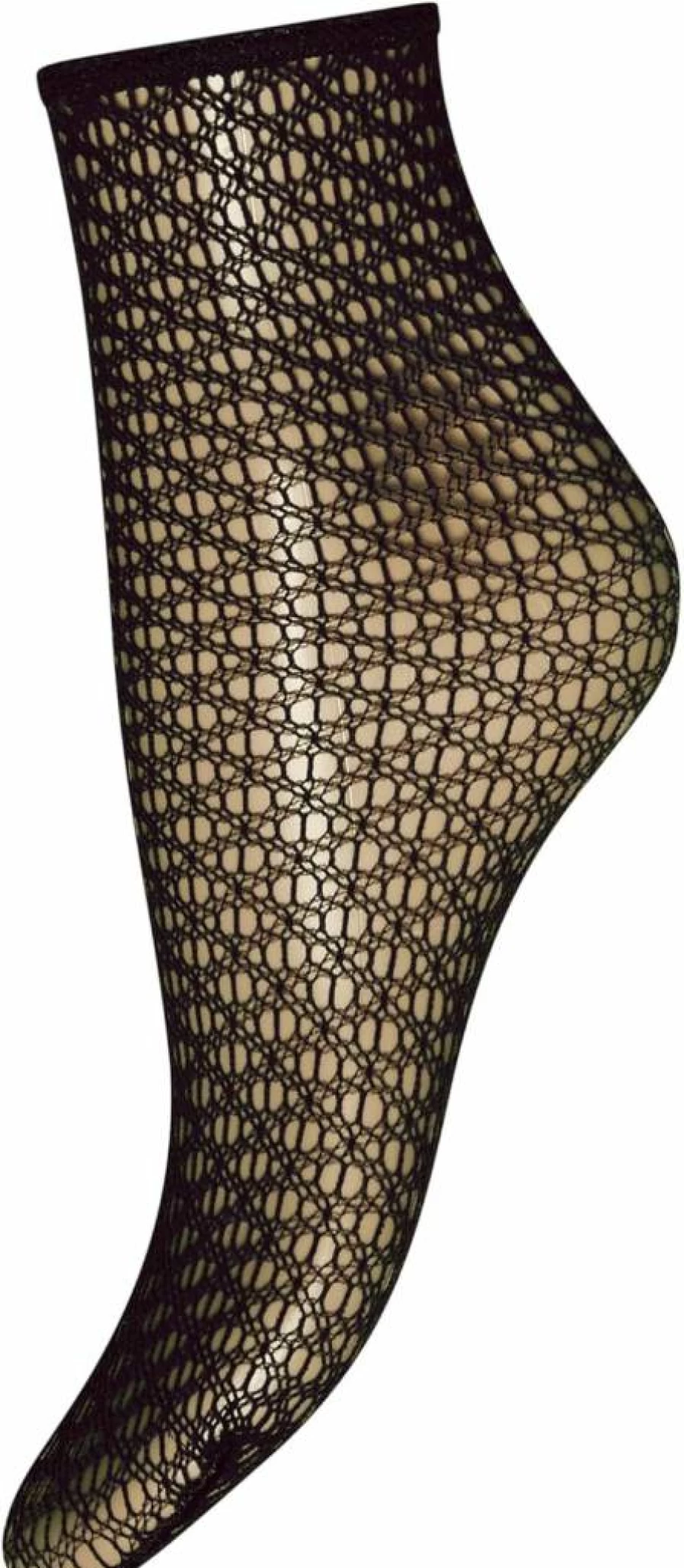 Wolford Women's Fine Net Socks - Matte Finish, Warp Knit Design, Soft Rib Cuffs, Sustainable Dye, Comfortable Graphic Net Tights