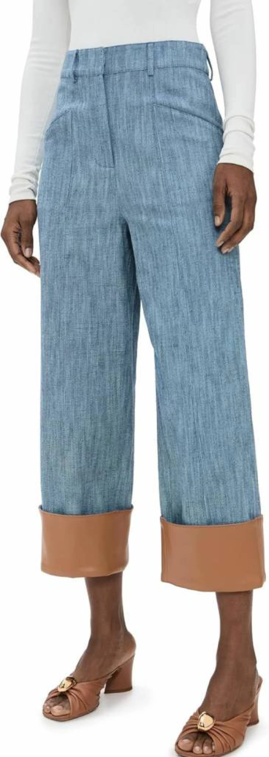 ALEXIS Women's Trevor High-Waisted Slim-Fit Trousers for Office and Casual Wear