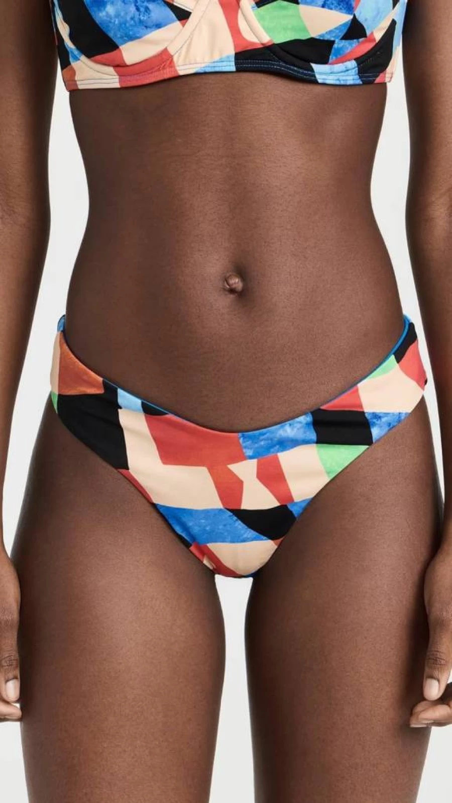 Mara Hoffman Women's Cece Bikini Bottoms | High-Waisted Swimwear | Premium Beachwear