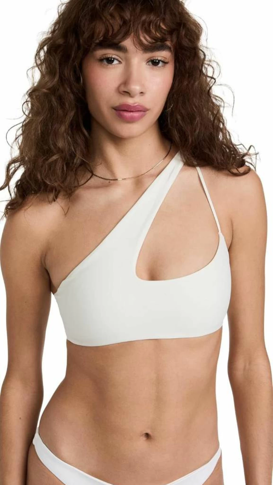MIKOH Women's Queensland Cross Shoulder Bikini Top - Stylish Swimwear for Summer Beach Vacation