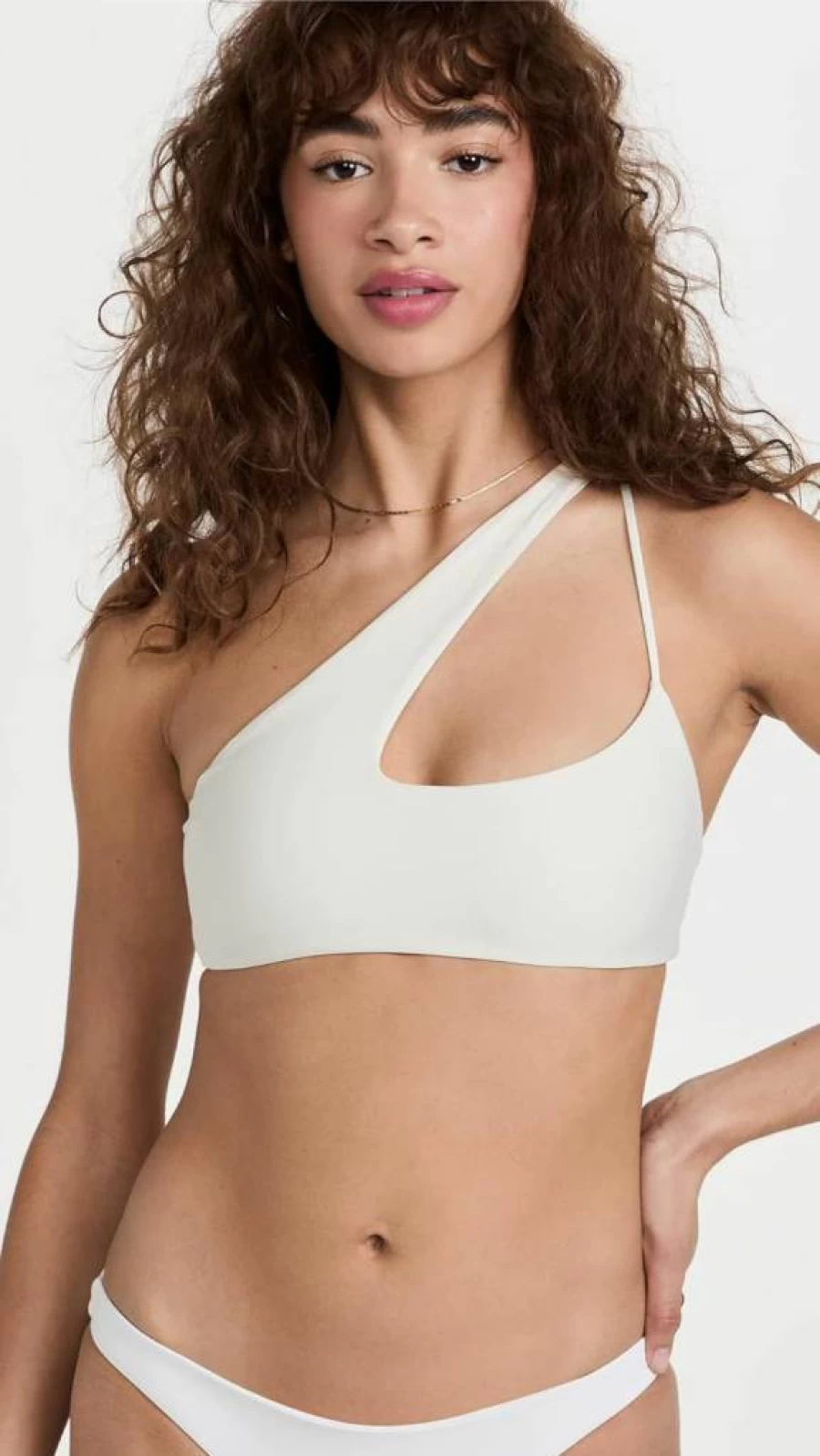 MIKOH Women's Queensland Cross Shoulder Bikini Top - Stylish Swimwear for Summer Beach Vacation