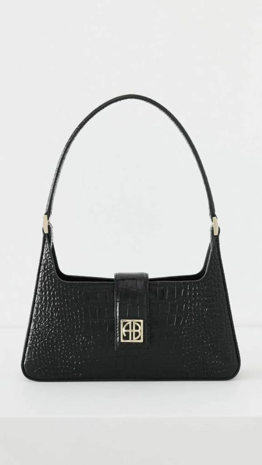 ANINE BING Women's Lou Leather Shoulder Bag - Luxury Designer Handbag for Women