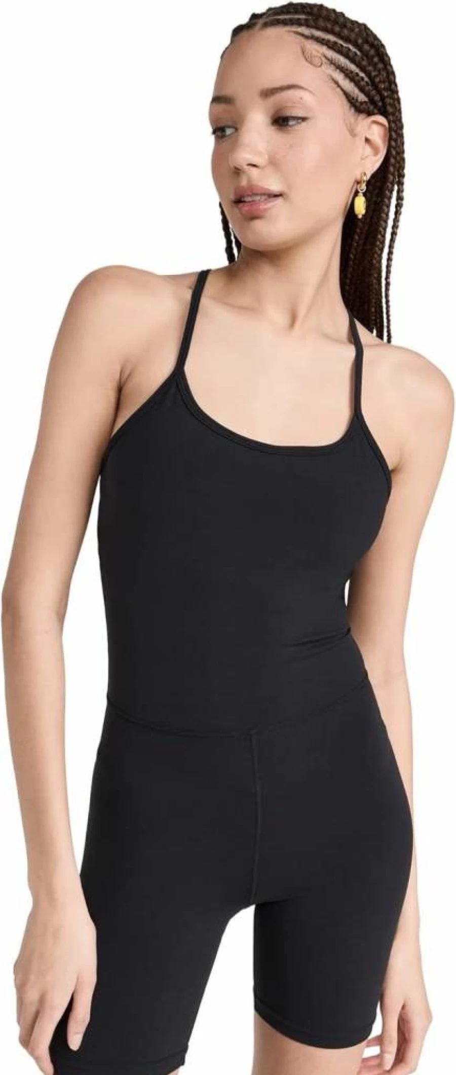SPLITS59 Women's Airweight 6-Inch Short Jumpsuit - Lightweight Comfort Fit Romper