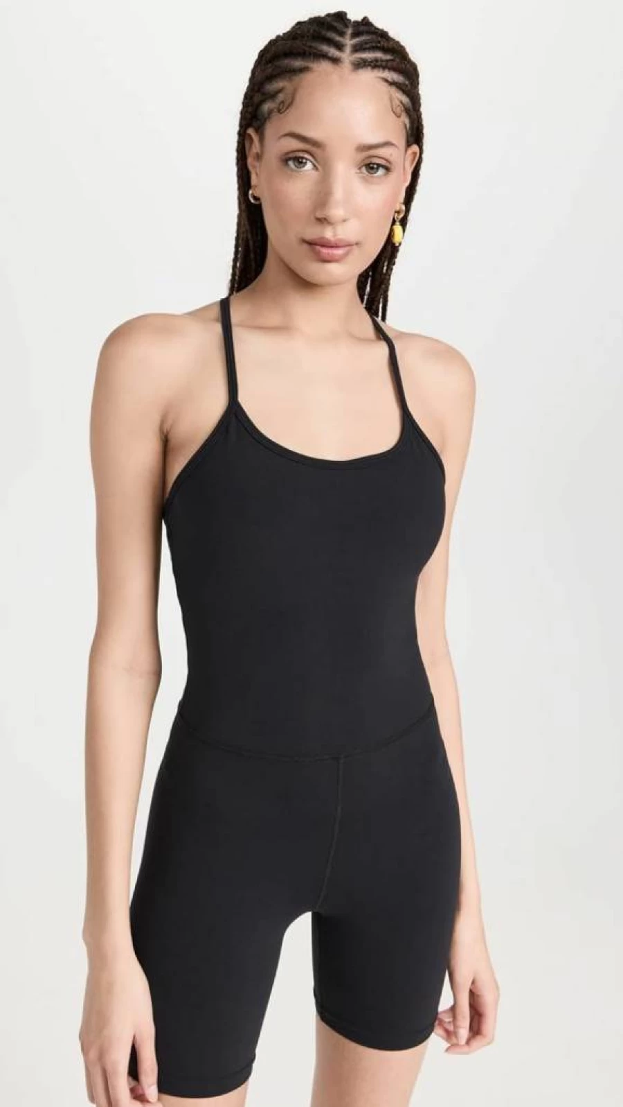 SPLITS59 Women's Airweight 6-Inch Short Jumpsuit - Lightweight Comfort Fit Romper