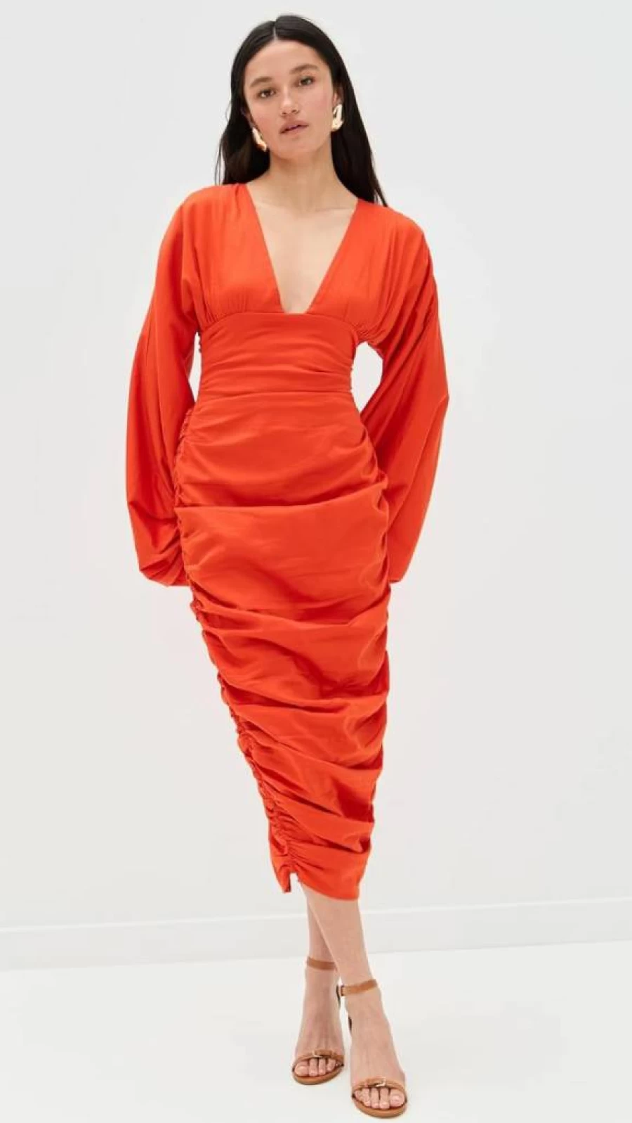 Andrea Iyamah Anida Midi Dress - Women's Stylish Cotton Summer Dress