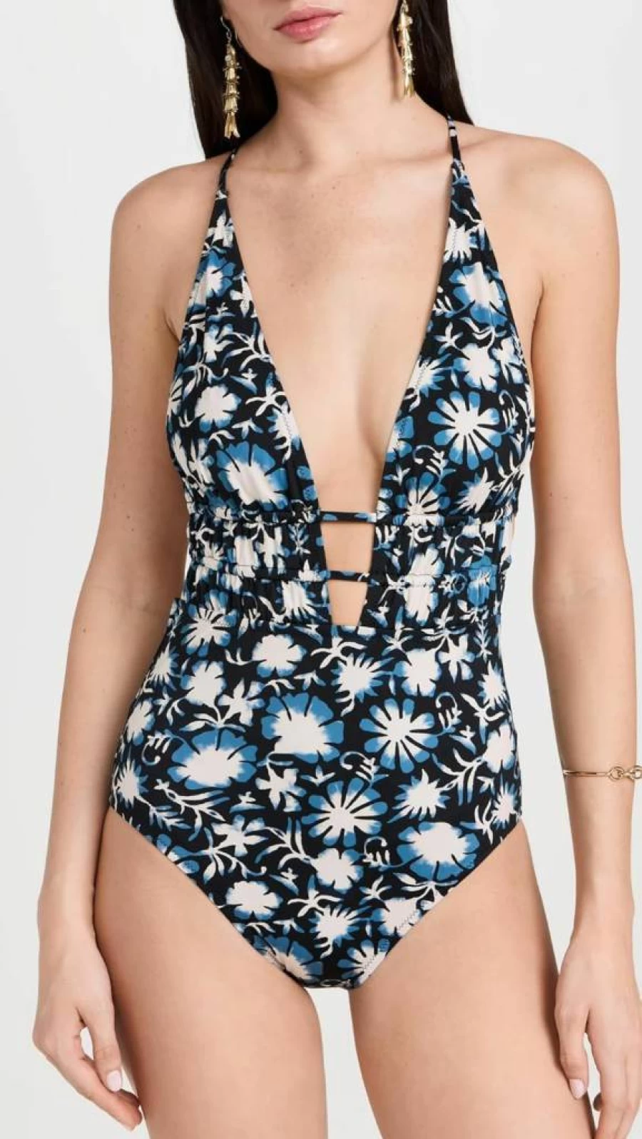 Ulla Johnson Women's Dioni Maillot Swimsuit | One-Piece Bathing Suit | Floral Print | Summer Beachwear