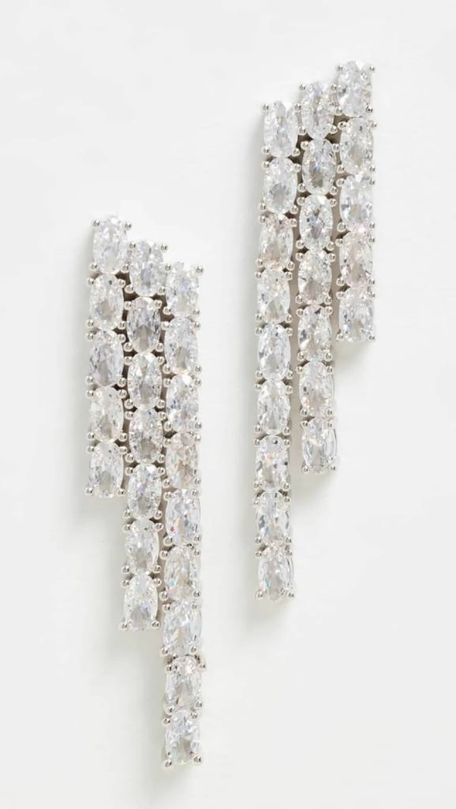 SHASHI Women's Parker Hoop Earrings - Sterling Silver Dangle Earrings for Women