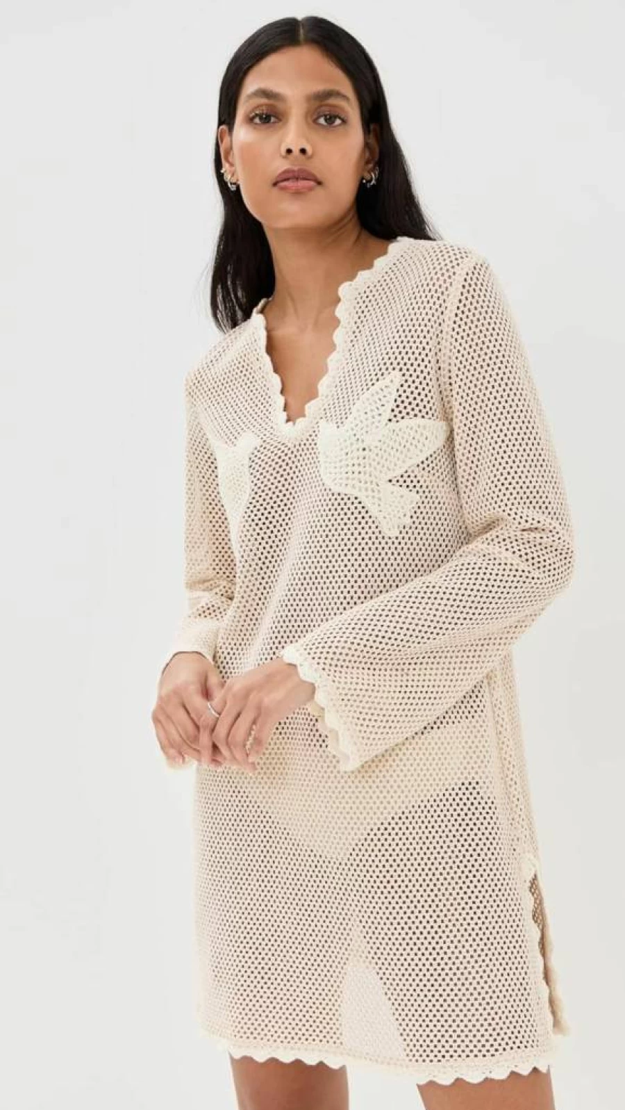 Sea Women's Sally Crochet Mini Dress - Boho Beach Summer Dress