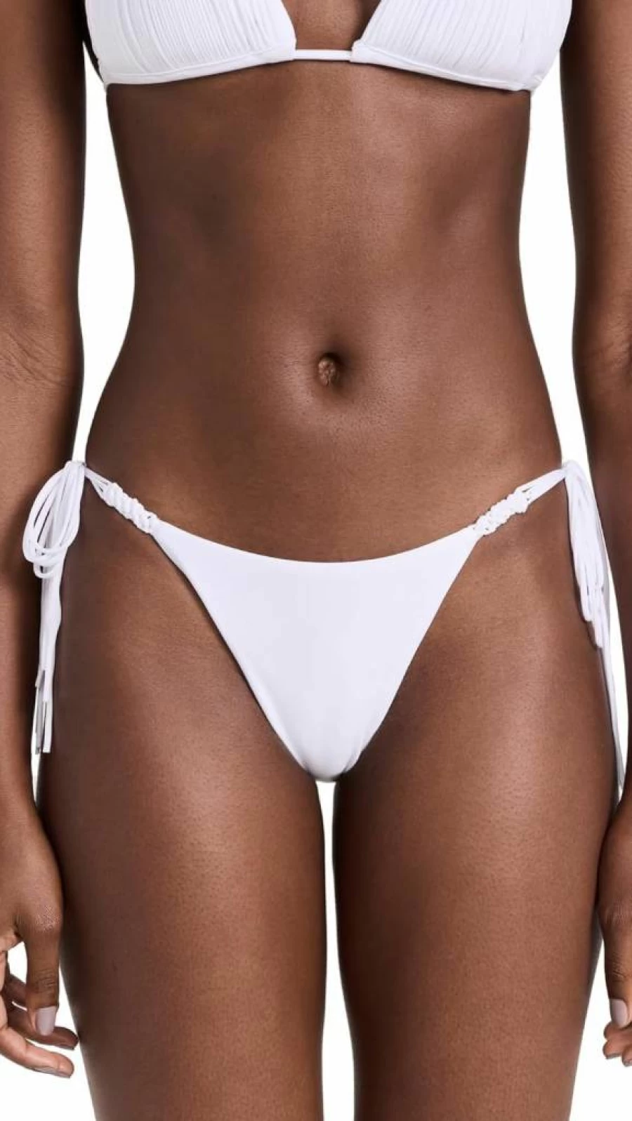 PQ Swim Mila Tie Bikini Bottoms - Women's High-Waisted Full Coverage Swimwear