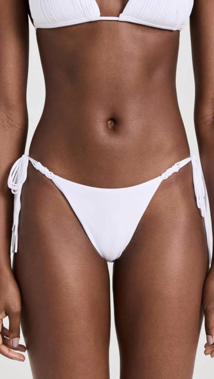 PQ Swim Mila Tie Bikini Bottoms - Women's High-Waisted Full Coverage Swimwear