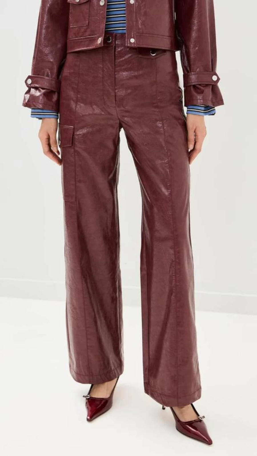 BAUM UND PFERDGARTEN Women's Nuvin Pants - High-Waisted Trousers for Stylish Comfort