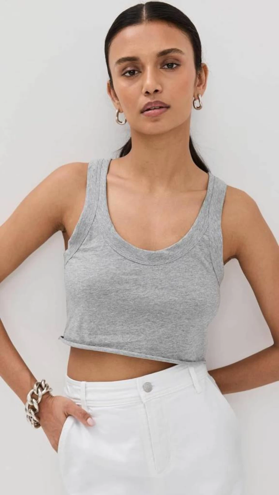 ALC Women's Halsey Tank Top - Slim Fit Casual Sleeveless Blouse for Women