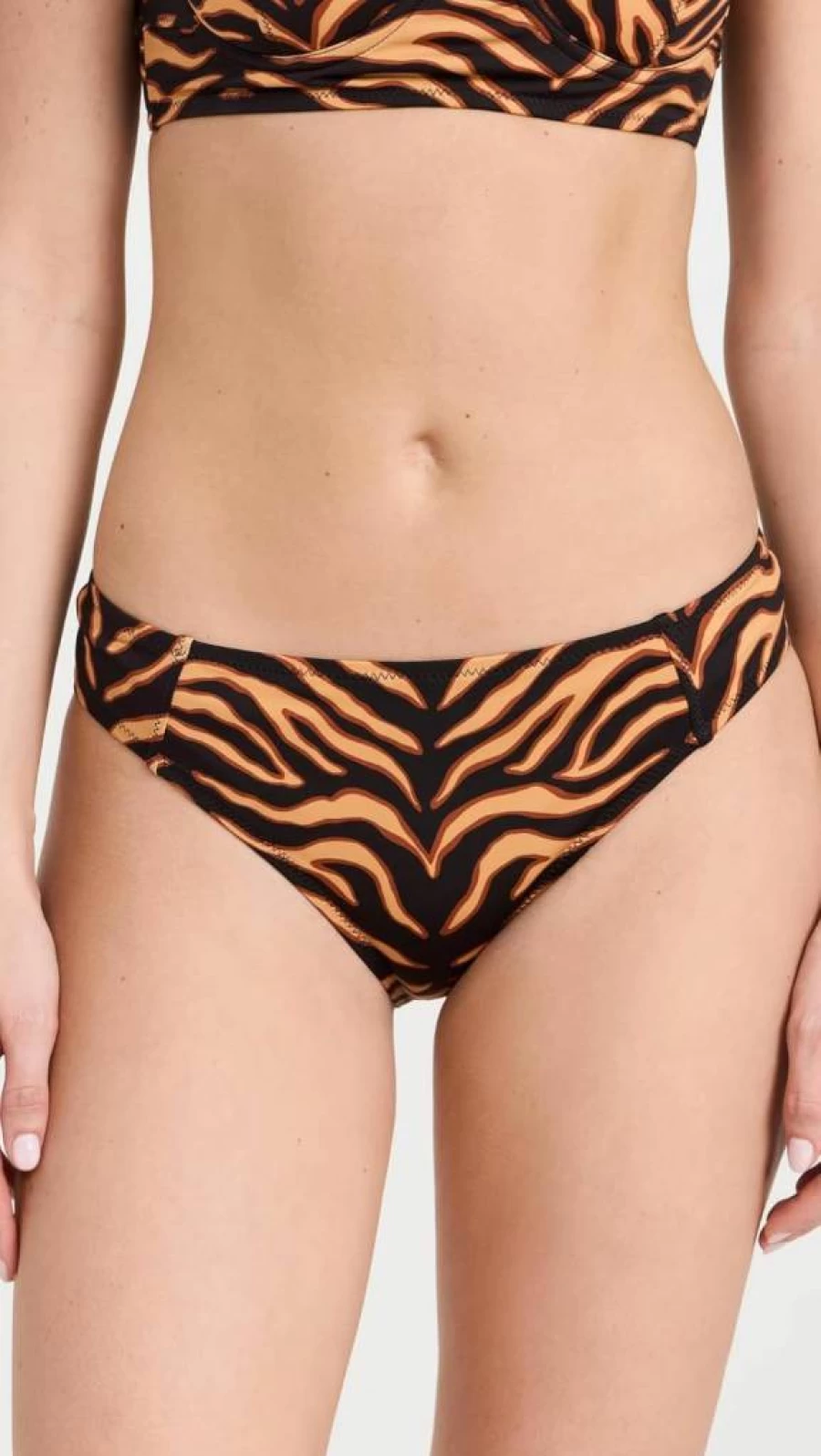 Ulla Johnson Women's Lea High-Waisted Bikini Bottoms | Floral Print Swimwear | Luxury Beach Vacation Essentials
