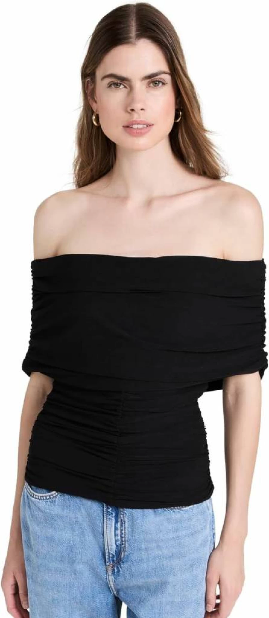 Pixie Market Women's Riva Off-Shoulder Blouse | Trendy Feminine Tops for Women