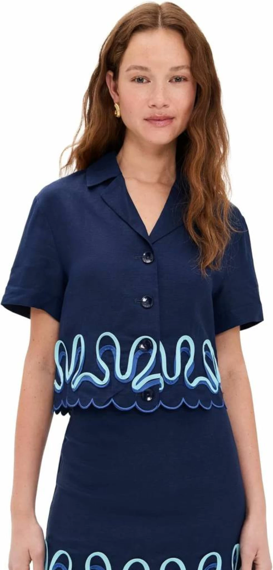 The Wolf Gang Women's Zabelle Shirt - Stylish Casual Blouse for Women