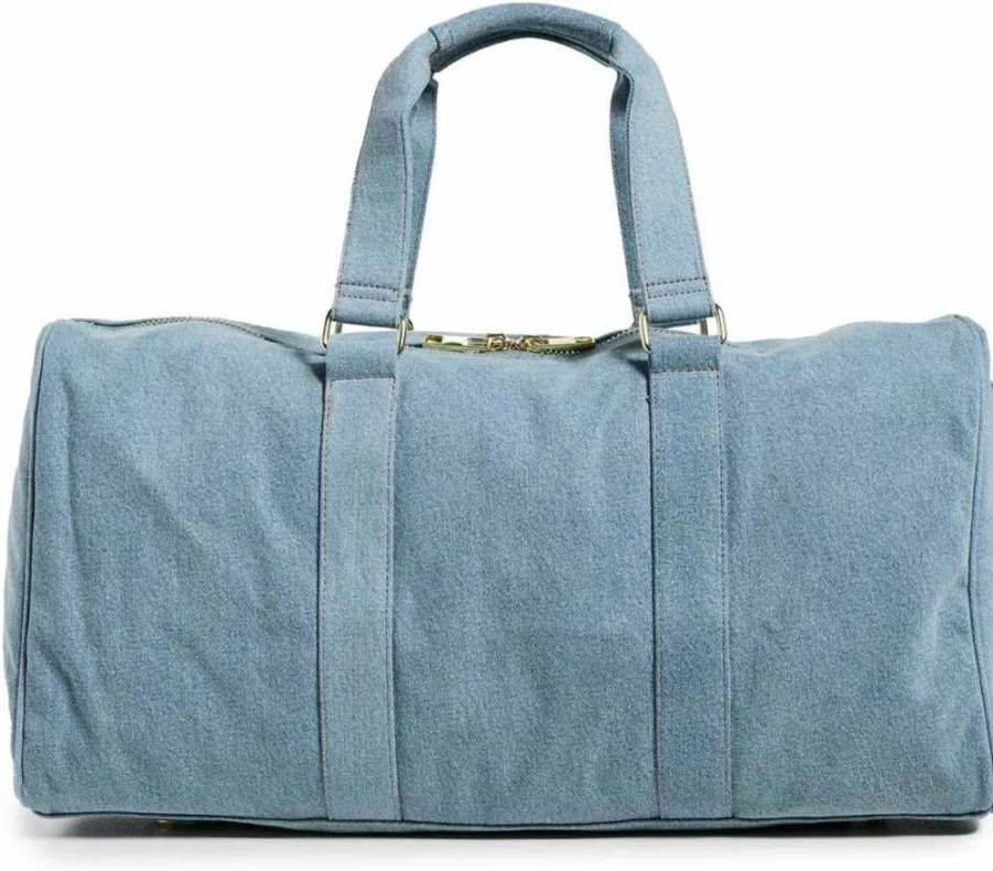 Stoney Clover Lane Women's Denim Blue Classic Duffle Bag - One Size Travel Tote