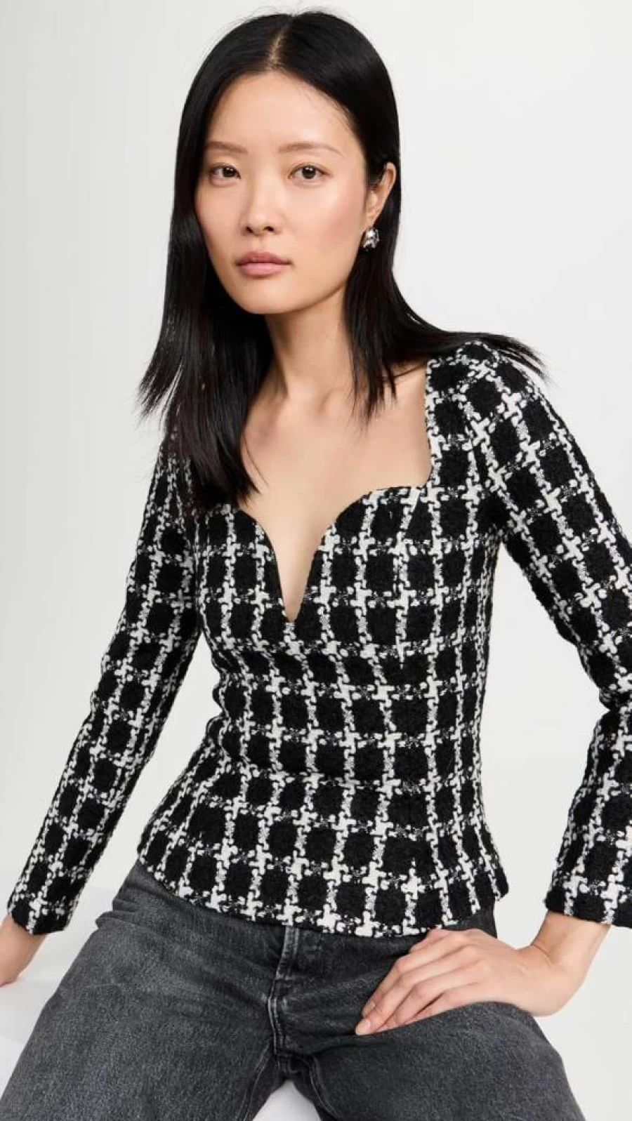 Chloe Kristyn Women's Charlotte Blouse Elegant Feminine Top