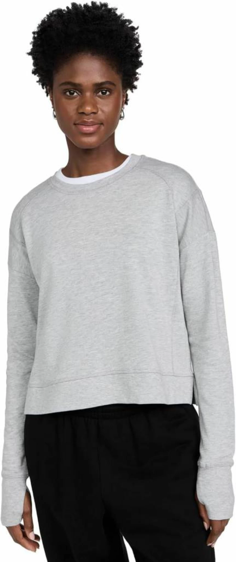 Sweaty Betty Women's After Class Crop Sweatshirt - Comfortable Workout Top for Yoga & Gym