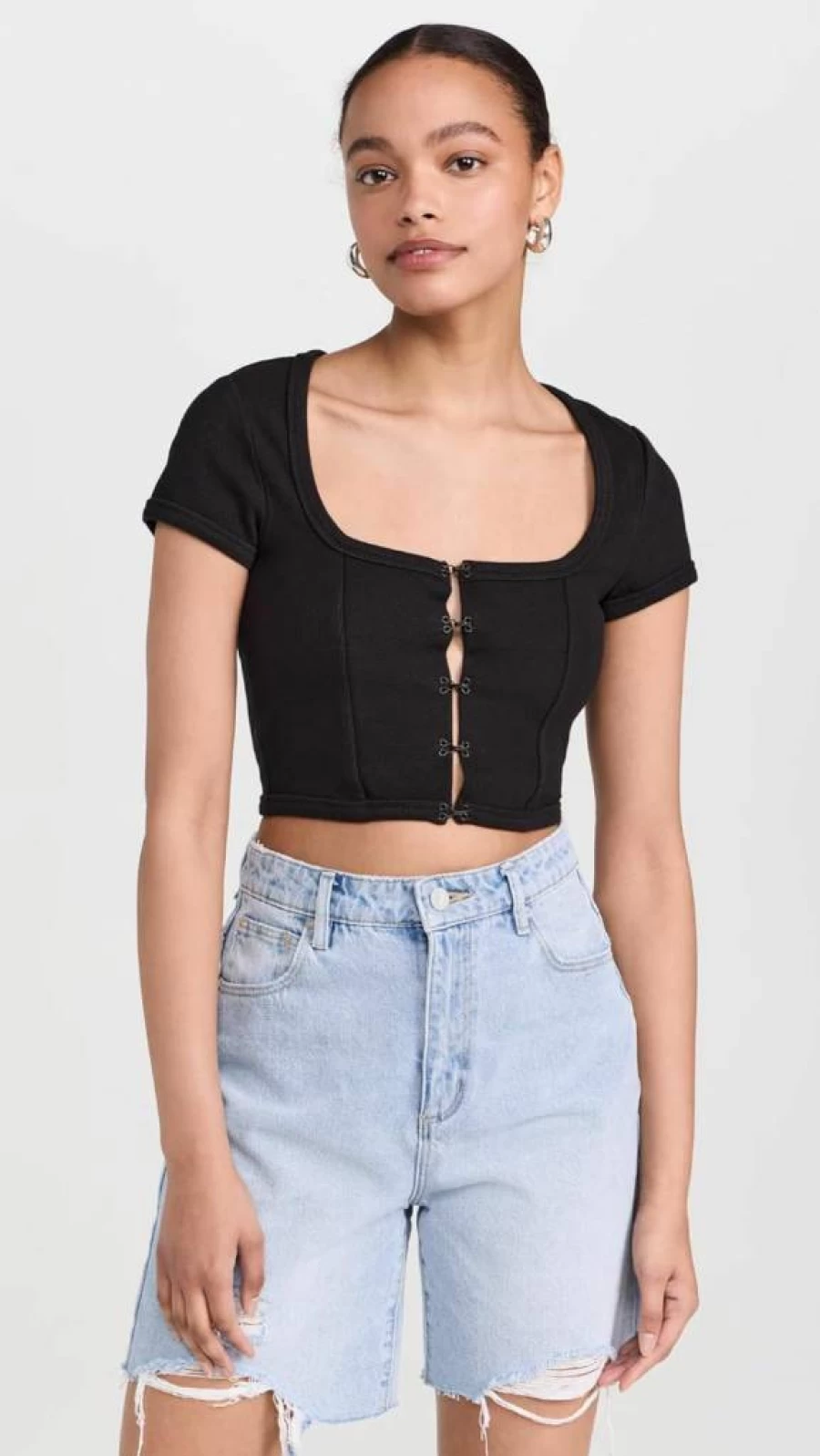ABRAND Women's Angel Top - Elegant Feminine Blouse for Casual & Dressy Outfits