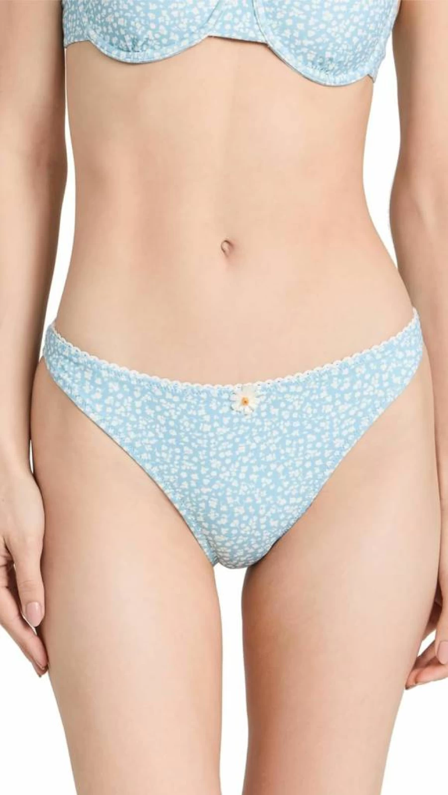 Solid & Striped Women's Sofia Richie Grainge Daphne Bikini Bottoms - Striped Swimwear Bottom