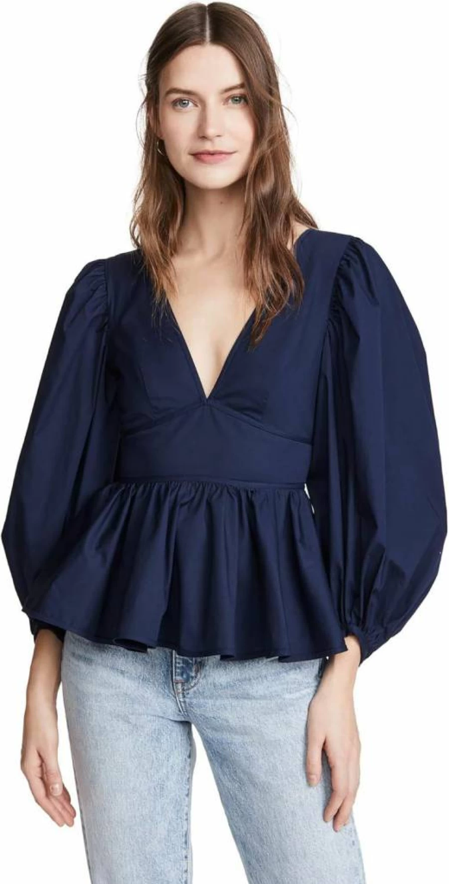 STAUD Women's Luna Top | Chic Blouse for Women | Fashionable & Stylish
