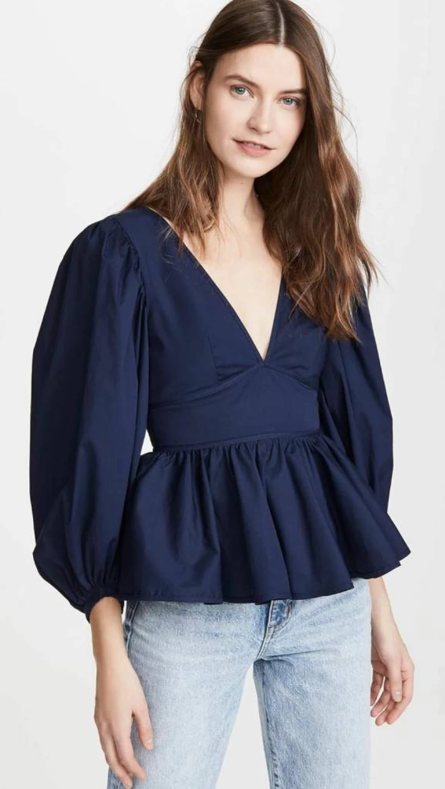 STAUD Women's Luna Top | Chic Blouse for Women | Fashionable & Stylish