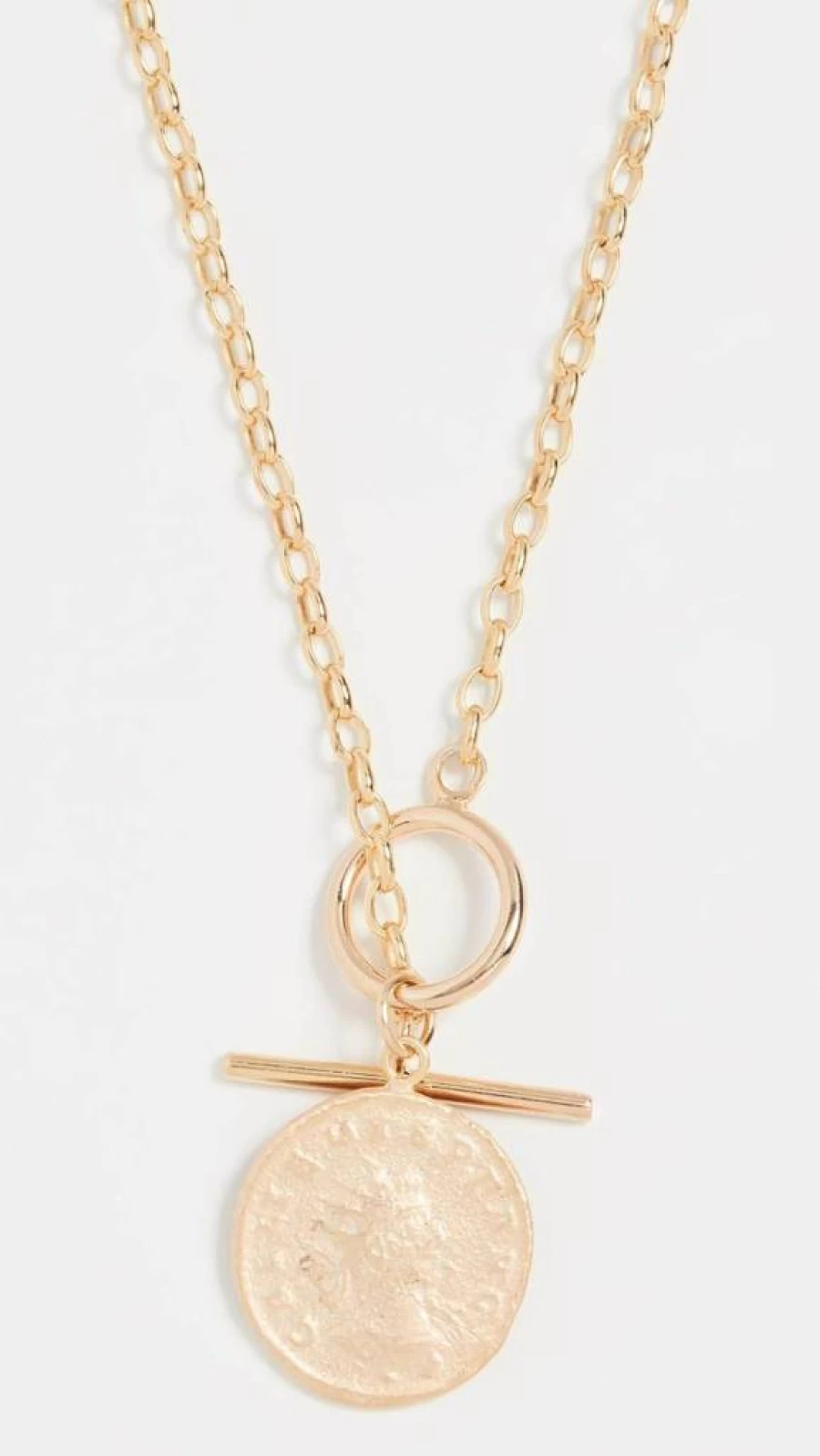 Maison Irem Vintage Women's Coin Necklace - Retro Gold Tone Bohemian Pendant Jewelry