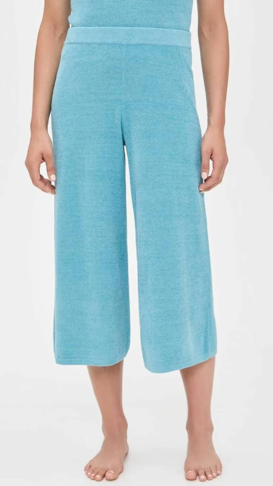 Barefoot Dreams Women's Ultra Lite Palazzo Capris - Soft Comfortable Lounge Pants for Relaxation