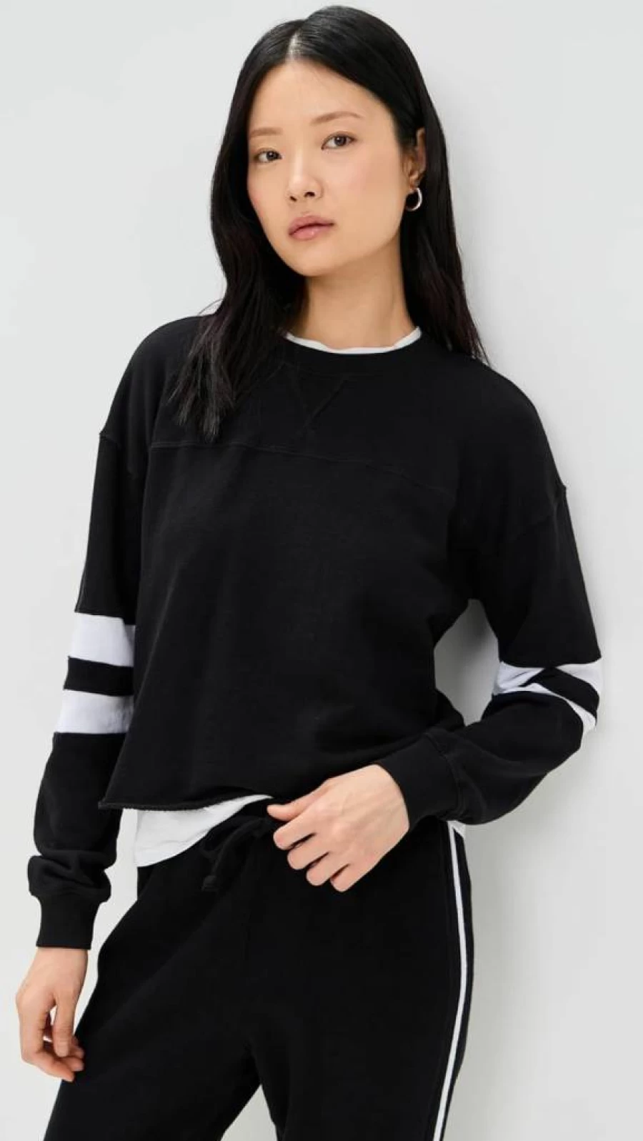 Year of Ours Women's Vintage Varsity Sweatshirt - Comfortable & Stylish Crewneck Pullover