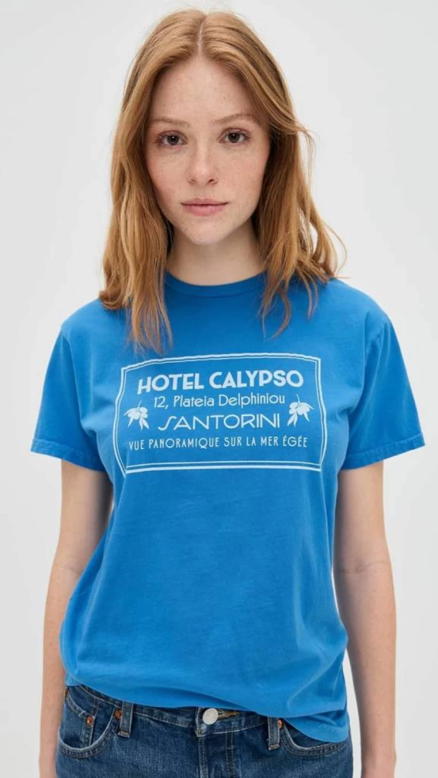 Original Retro Brand Women's Vintage Calypso Graphic T-Shirt - Retro Hotel Themed Tee