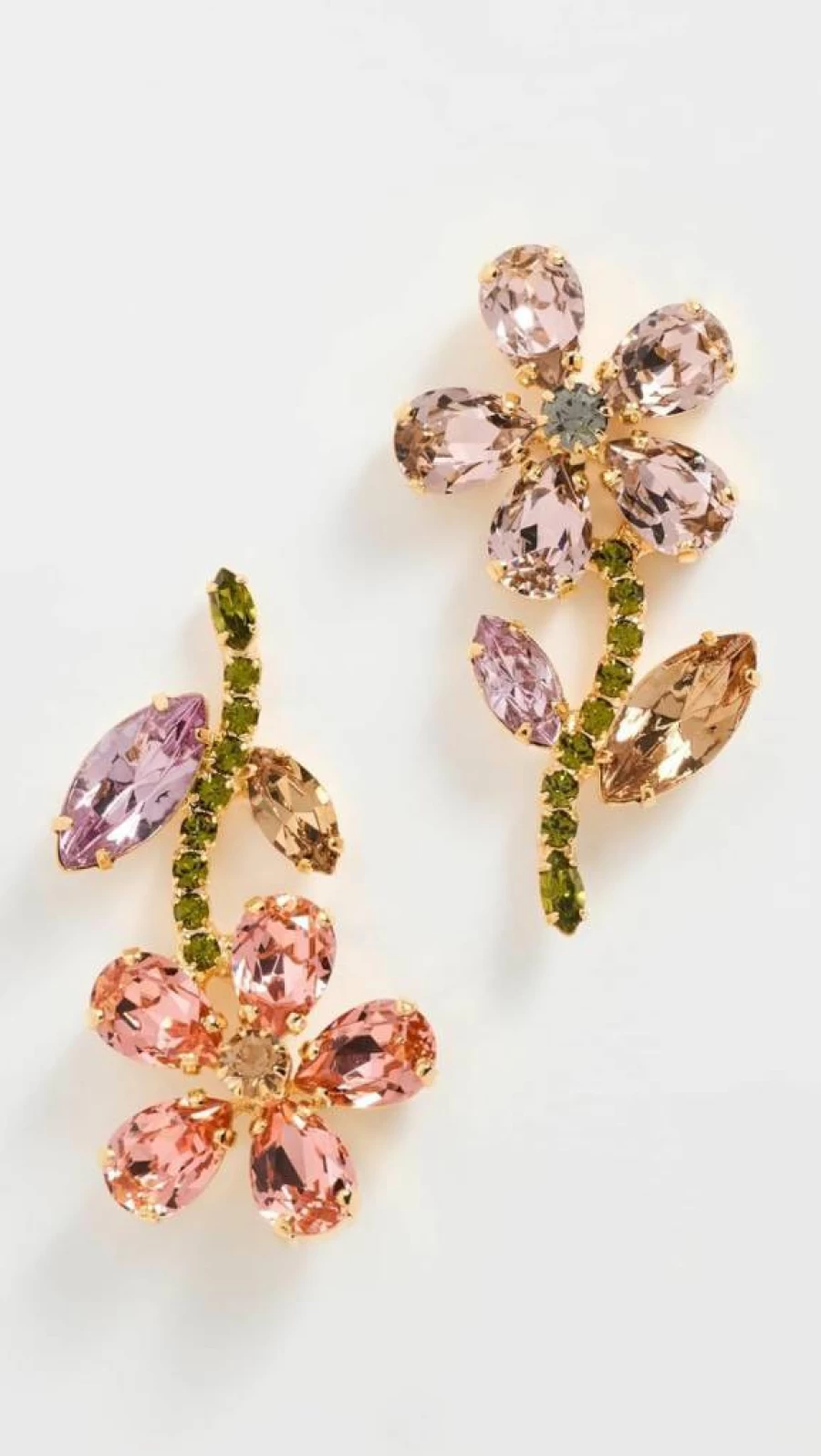 Jennifer Behr Dorian Women's Crystal Drop Earrings – Elegant Dangle Earrings for Women