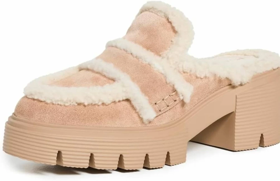 Stuart Weitzman Women's Lennox Mules - Comfortable Slip-On Loafers for Women