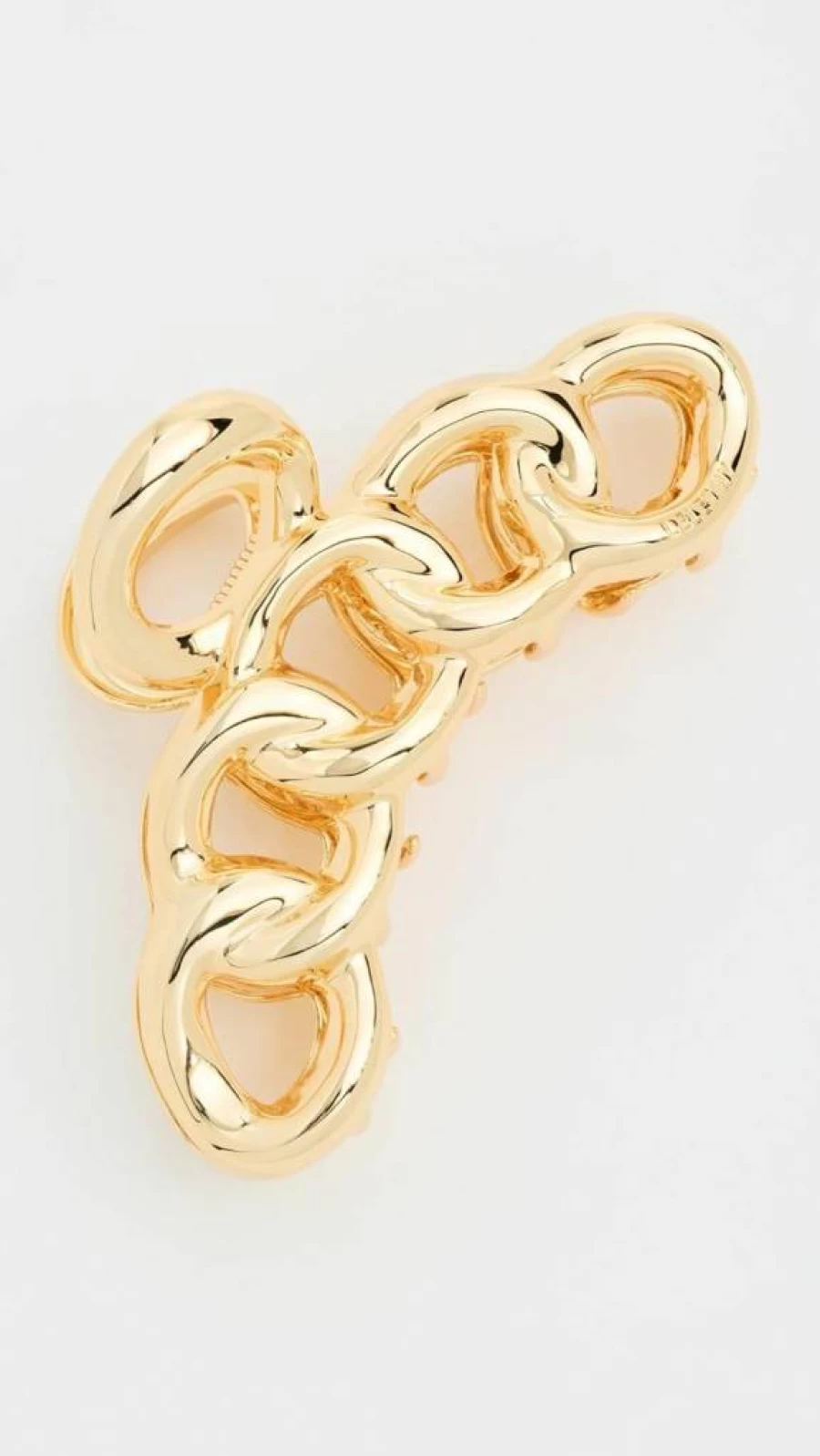 LELET NY Elena Gold Metal Claw Clip for Women - One Size Hair Clasp
