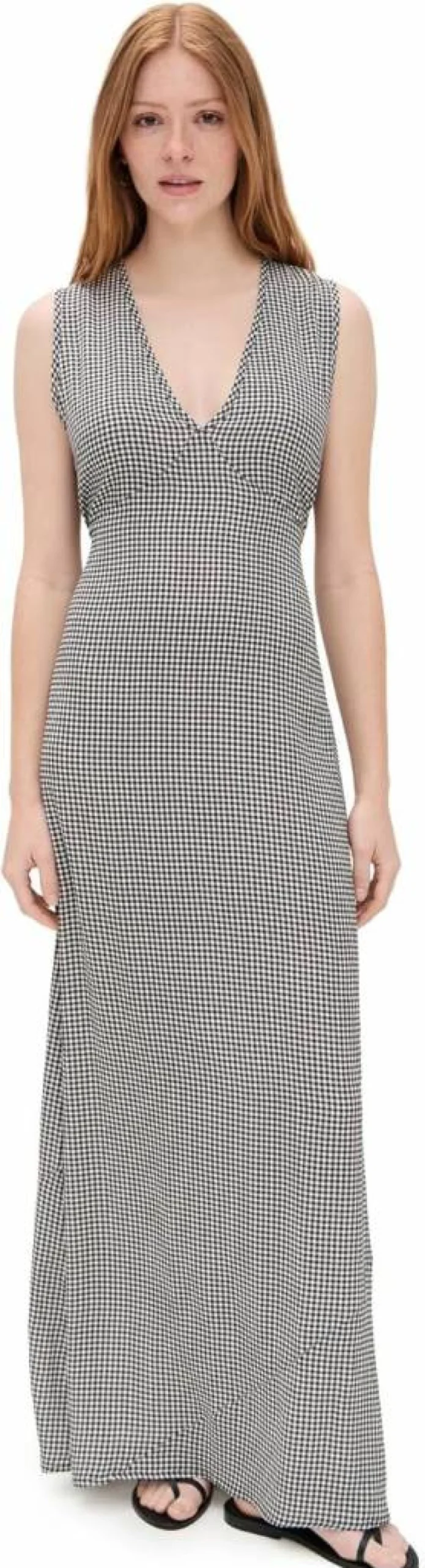 Little Lies Women's Checkered Gingham Midi Dress - Vintage-Inspired Floral Summer Dress