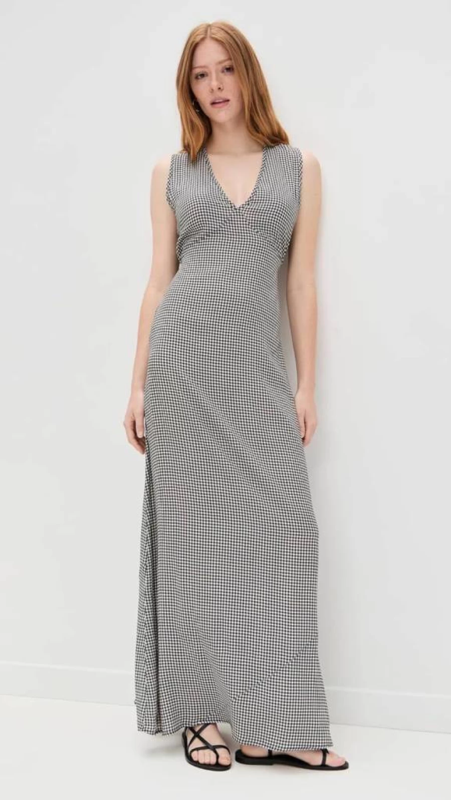 Little Lies Women's Checkered Gingham Midi Dress - Vintage-Inspired Floral Summer Dress