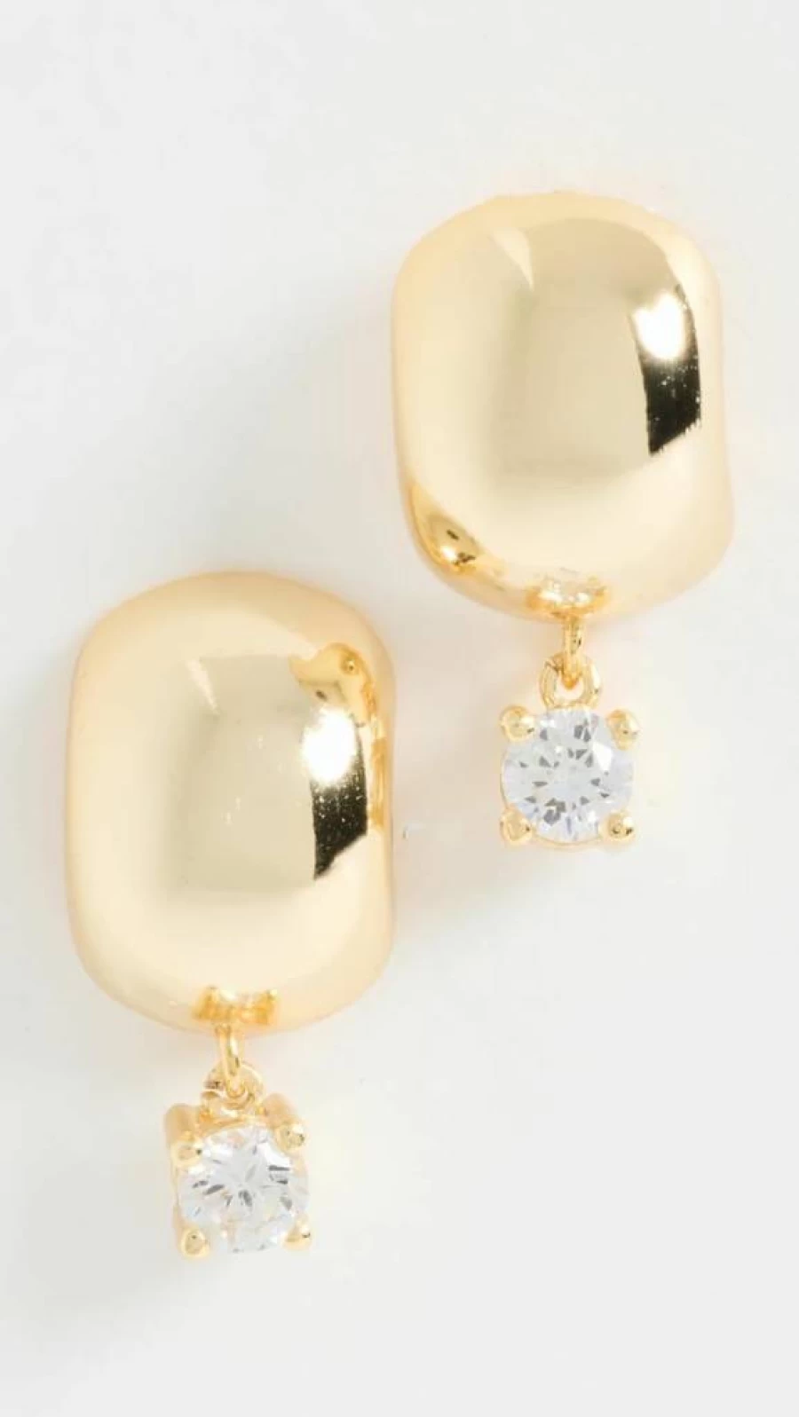 SHASHI Women's Aoki Hoops Earrings - Stylish Gold-Plated Dangle Hoops for Women