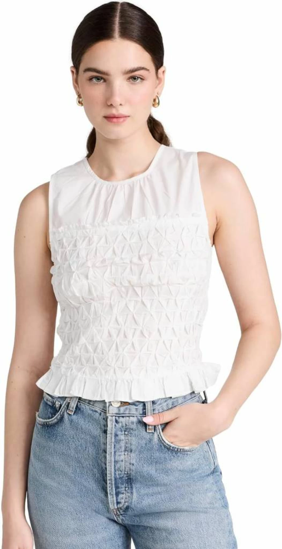 Ramy Brook Women's Paislee Print Sleeveless Blouse - Stylish Casual Tank Top
