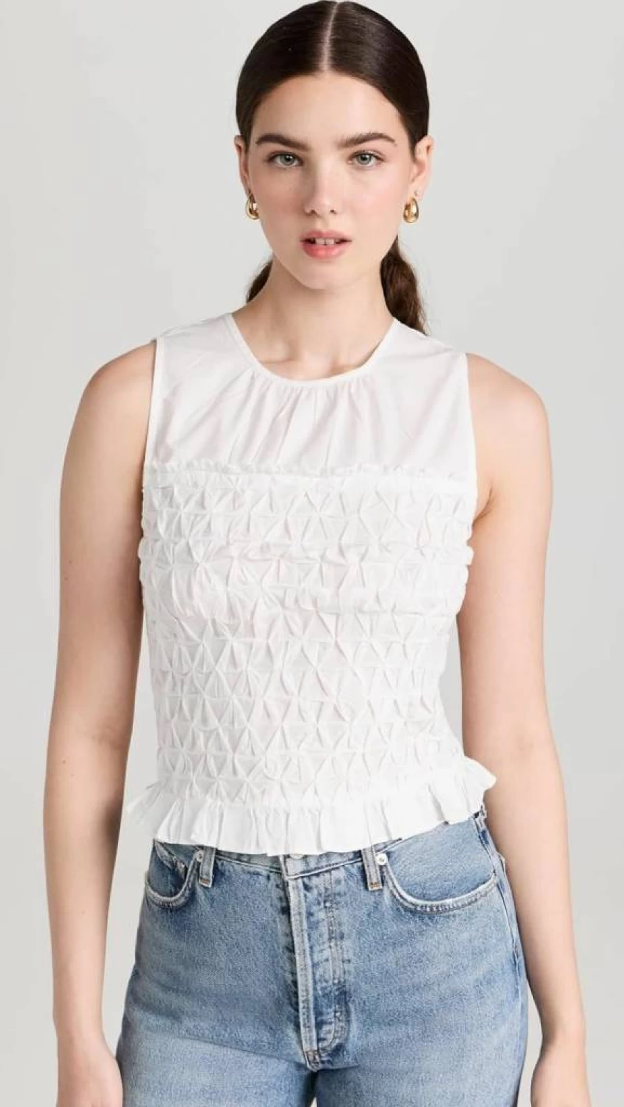 Ramy Brook Women's Paislee Print Sleeveless Blouse - Stylish Casual Tank Top